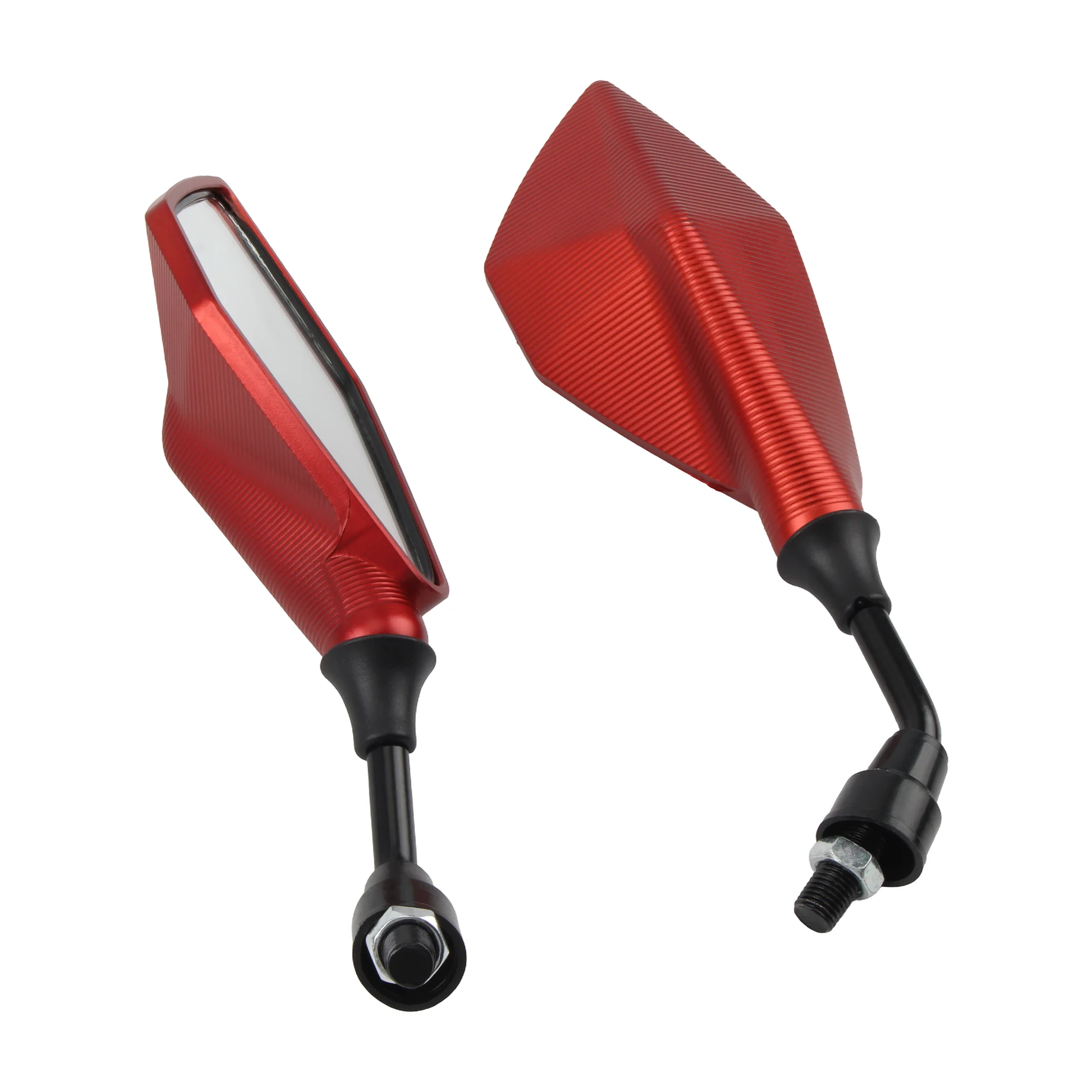 10MM Universal Side Mirrors Motorcycle Mirror Refit for Yamaha Suzuki Honda Kawasaki Dirt Bike Motocross ADV Scooter Accessories