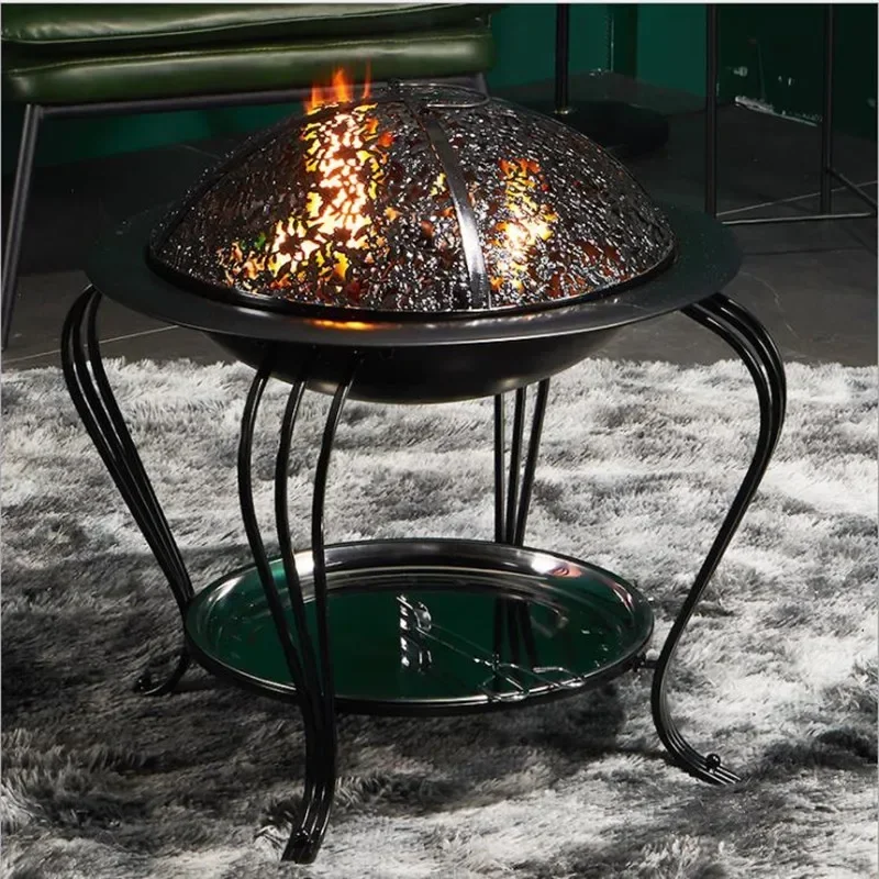 Indoor brazier Carbon stove, household stove for heating Outdoor barbecue grill Smokeless carbon stove