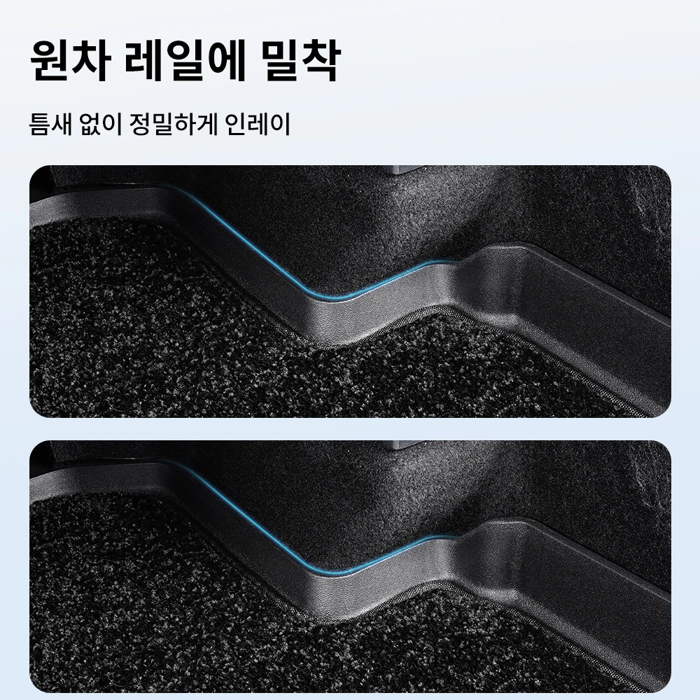 YZ For Tesla Floor Mat Model YL 2026 Car Trunk Mat Set Luggage Mat TPE waterproof Anti-Slip Set LHD&RHD  Floor Liner Mat 썸네일 5