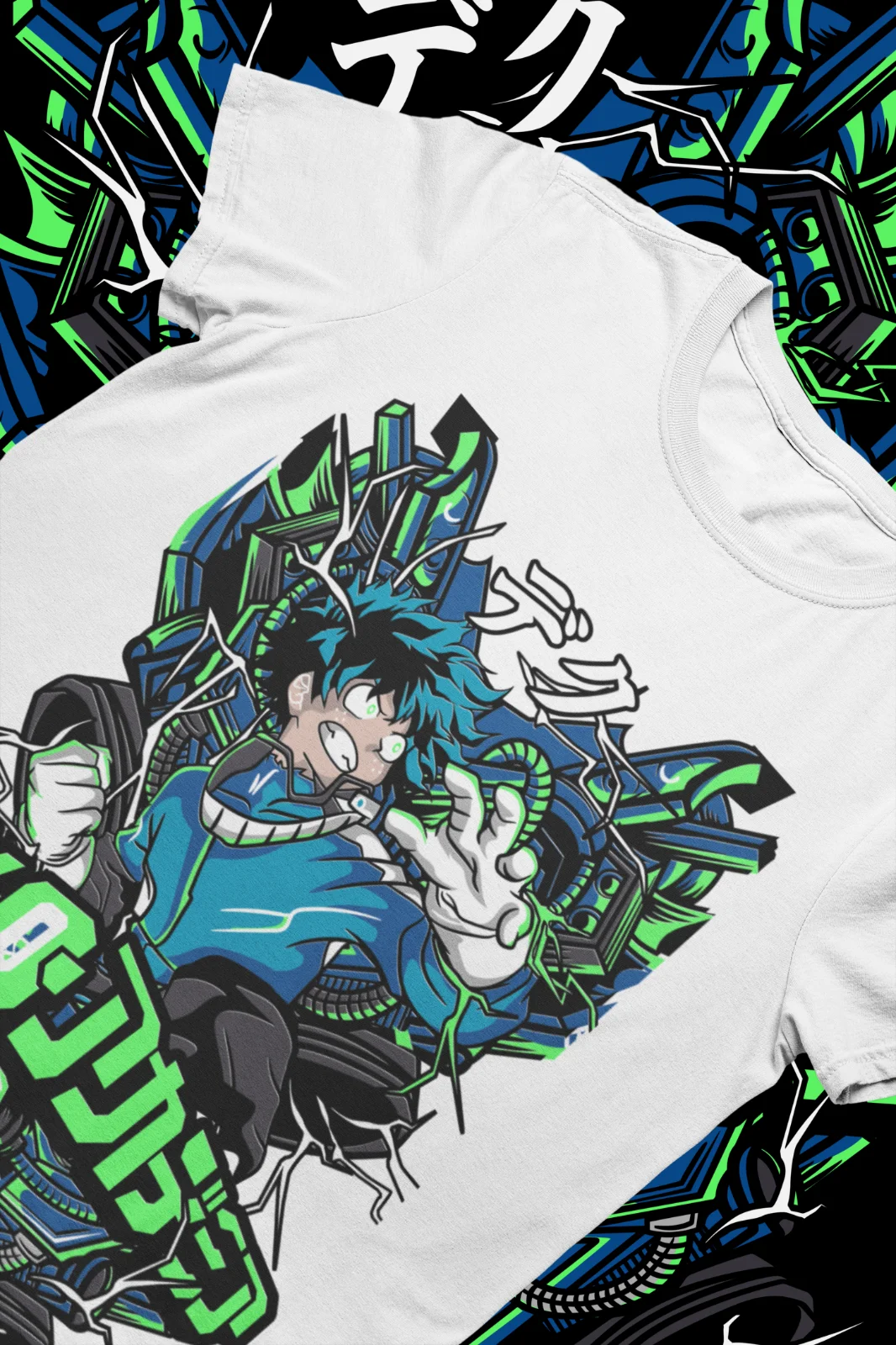 Toda a Camisa de Izuku Midoriya, Boku Não, Hero Academia, Tee Deku