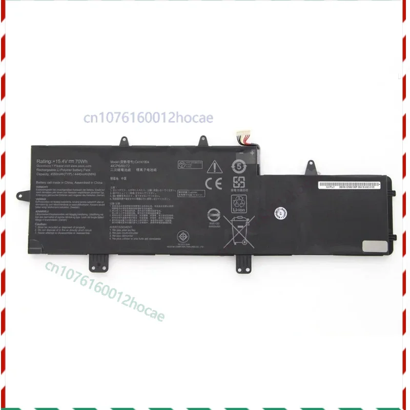 

Аккумулятор для ноутбука ASUS C41N1804 ZenBook Pro 14 UX450FDX UX480FD 15,4 В 70 колец