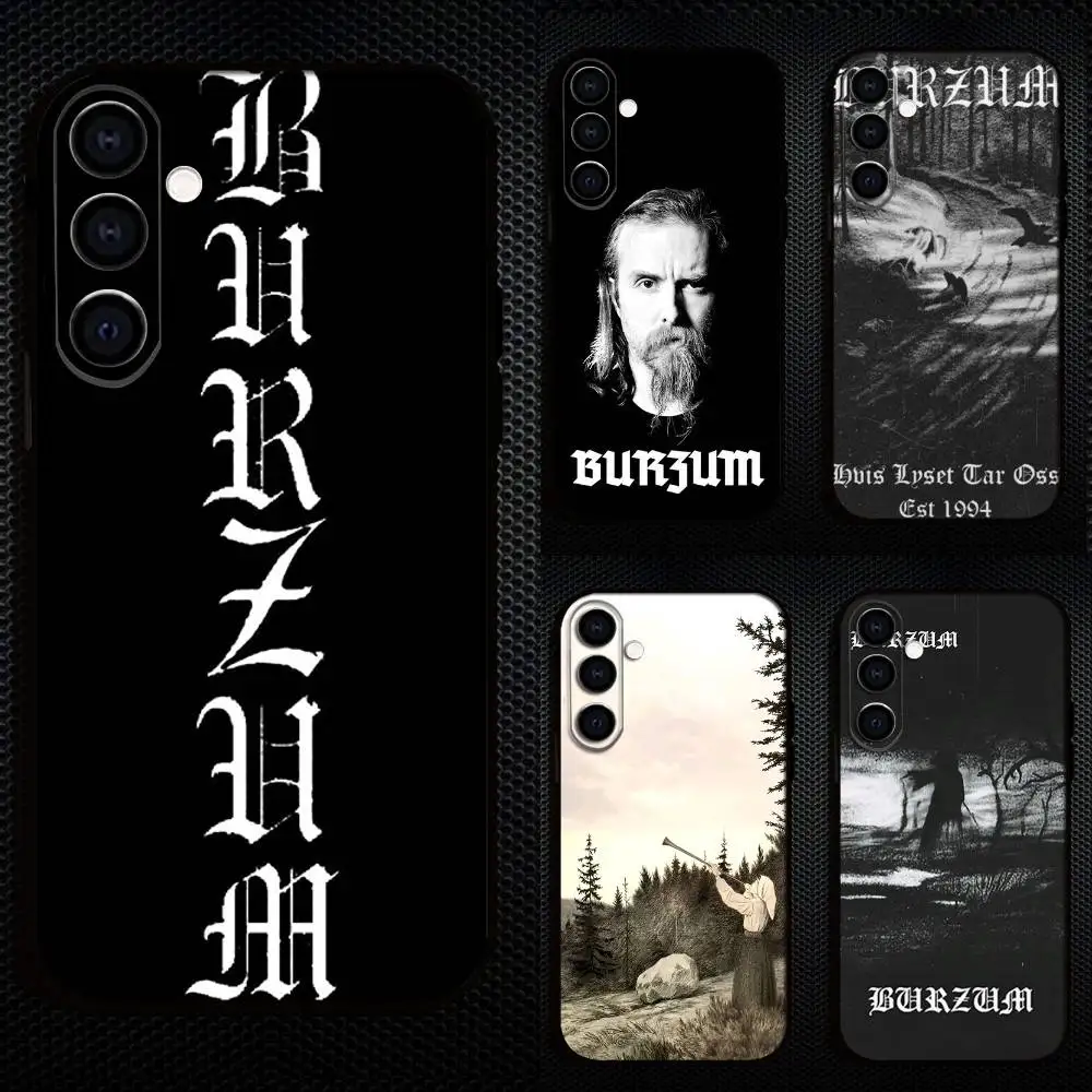 

B-Burzum F-Filosofem Phone Case For Samsung Galaxy A73,A72,A71,A70,A53,A52,A51,Others Soft Black Cover