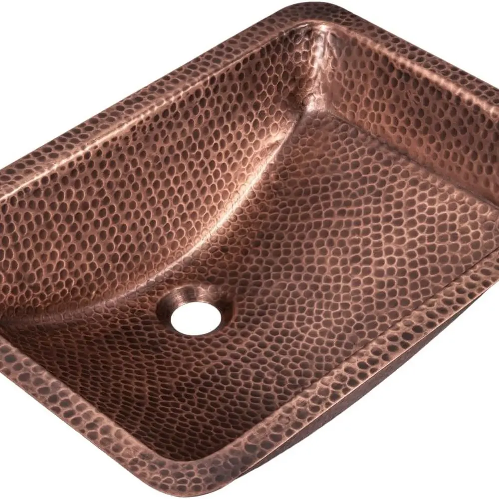 

Раковина для ванной комнаты — 21-дюймовые венецианские раковины для ванной комнаты с двойным креплением или вставкой, кованая вручную раковина для ванной комнаты из чистой меди