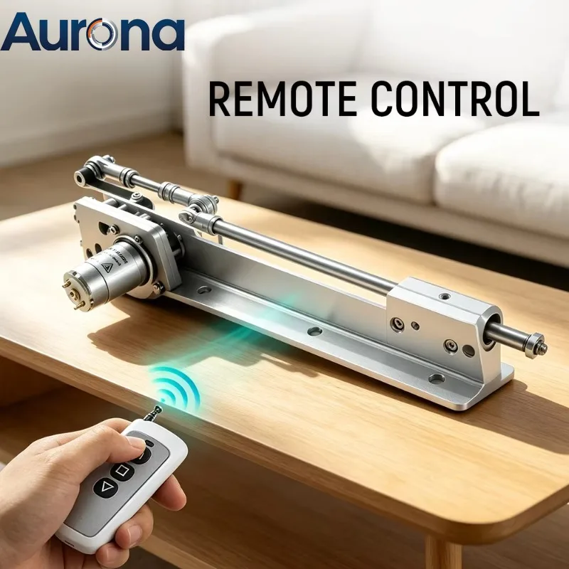 【Smart】 6-20CM Stroke Electric Lift Actuator Motorized Linear Actuator With Remote Control For Adjustable Desk Bed Furni