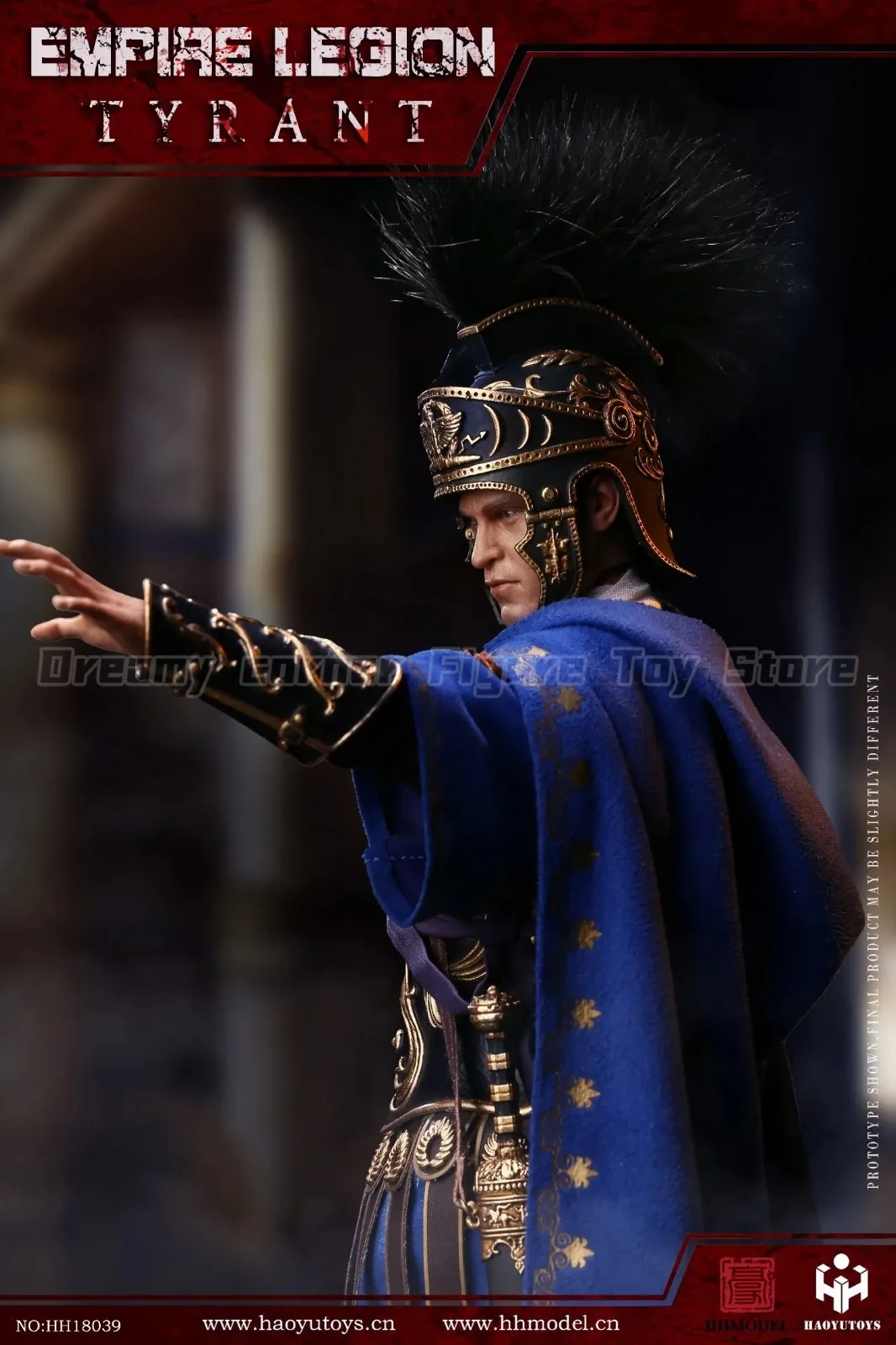 【Op voorraad】Originele HHmodel HaoYuTOYS HH18039 Imperial Legion Tyrant Black Gold Deluxe Edition 1/6 Action Figure Model Collection