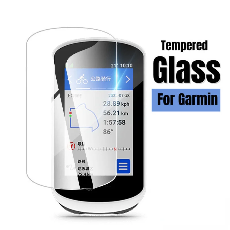 2PCS Tempered Glass For Garmin Edge 540 840 Screen Protector Protector glass For Edge 840 Protective Film