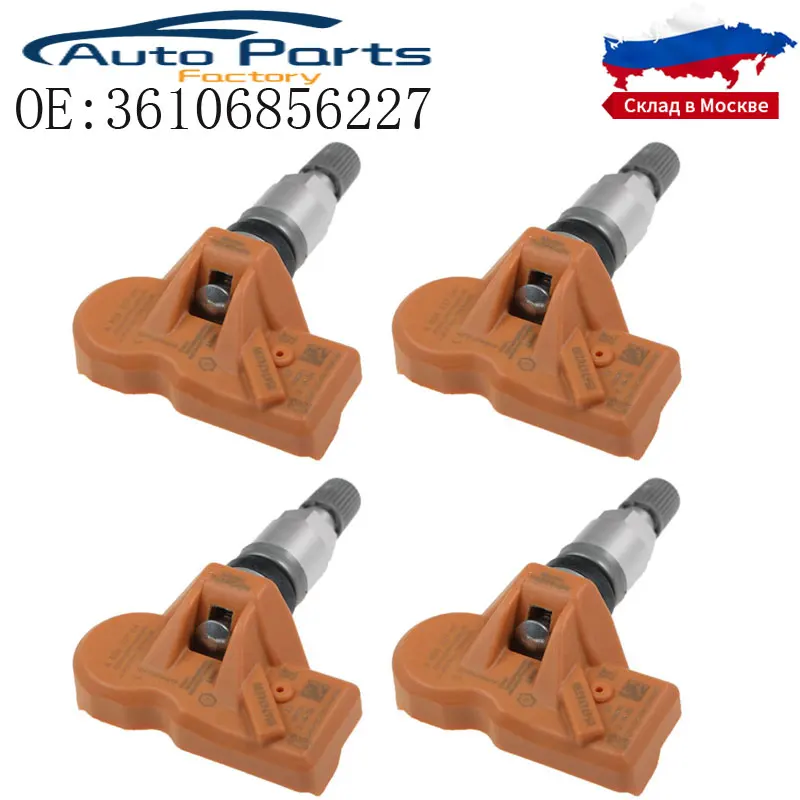 

4PCS TPMS Tire Pressure Sensor Monitoring System For BMW X1 X4 Z4 M3 M5 M6 640i 650i Mini Cooper Countryman 433Mhz 36106856227