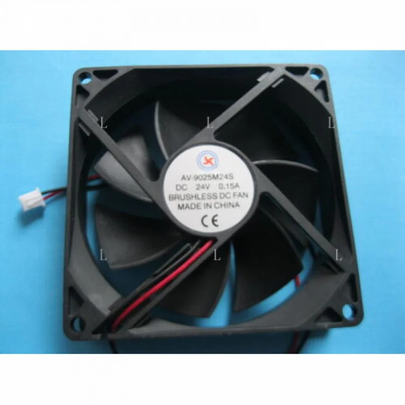

L 1 pcs Brushless DC Cooling fan 24V 9025S 7 Blades 92x92x25mm 2pin Sleeve Bearing