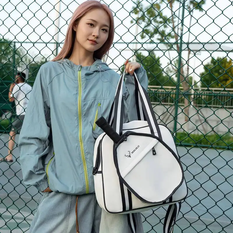 

Pickleball Paddle Bag Case Protable Equipment Men Women Fitness Gym Outdoor Sports Multi Storage Bag Carry-on Crossbody Backpack