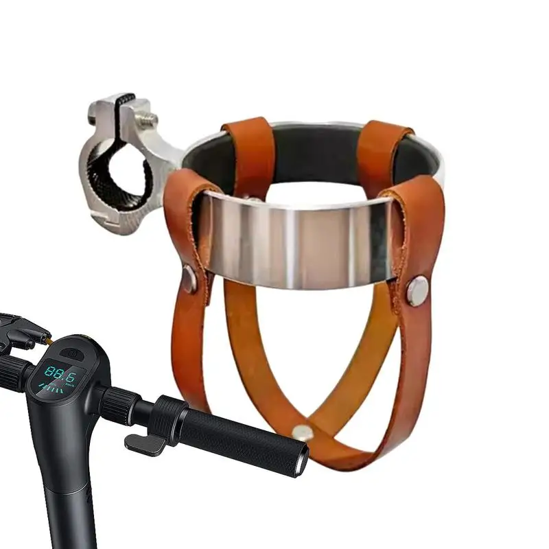 Porte-bouteille rétro T1 en acier inoxydable pour vélo de route et VTT, bouilloire à café classique pour guidon de bicyclette