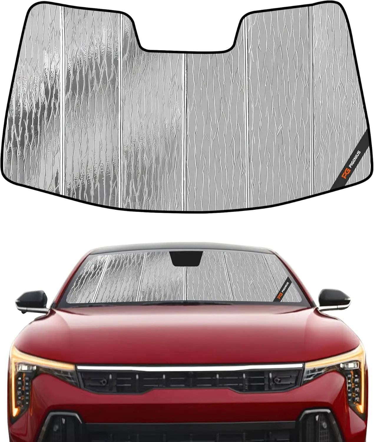 

Windshield Sunshade for Kia K4 2025-2026 Front Window
