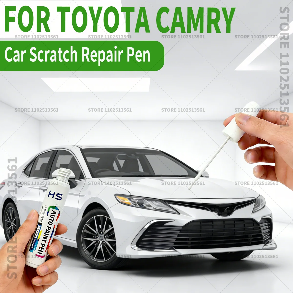 

Ручка-корректор для ремонта лакокрасочного покрытия Toyota Camry, средство для удаления царапин, аксессуары для авто, цвета: титановое серебро, перламутровый белый, черный, насыщенный синий