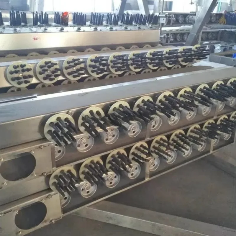 2025 Equipamento de abertar aves totalmente automático com sistema eficiente de remoção de penas de frango e pato