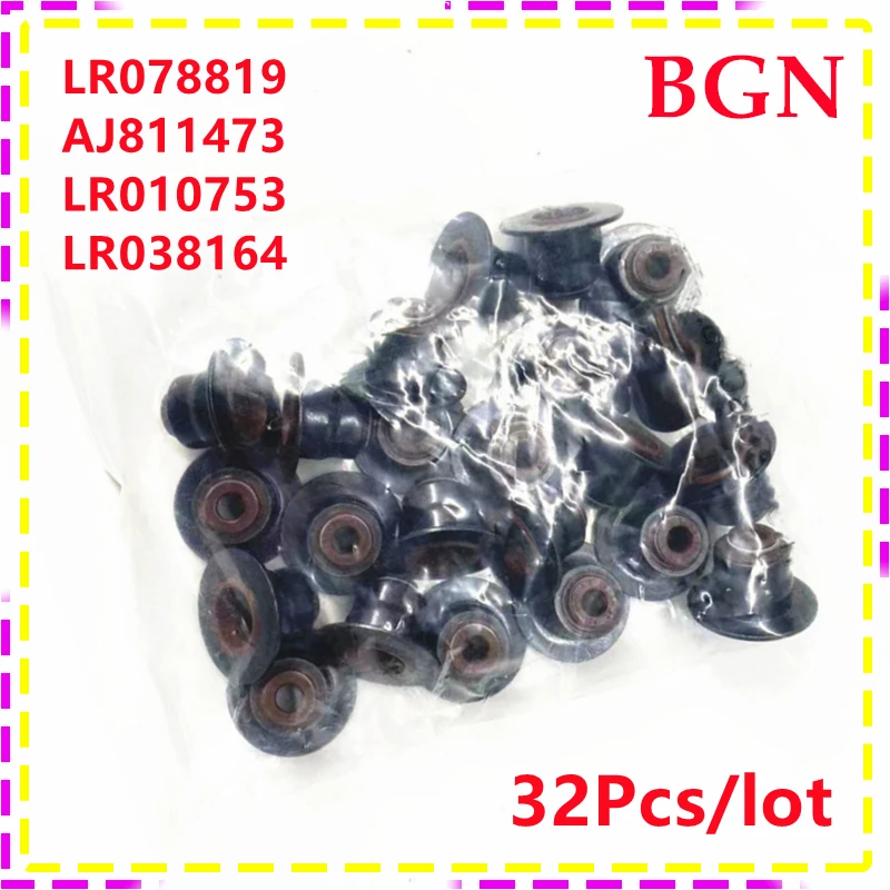 

32Pcs LR078819 AJ811473 LR010753 LR038164 Valve Stem Seal Set for Jaguar F-Pace F-Type XJ XJR Land Rover Range Rover 5.0L V8