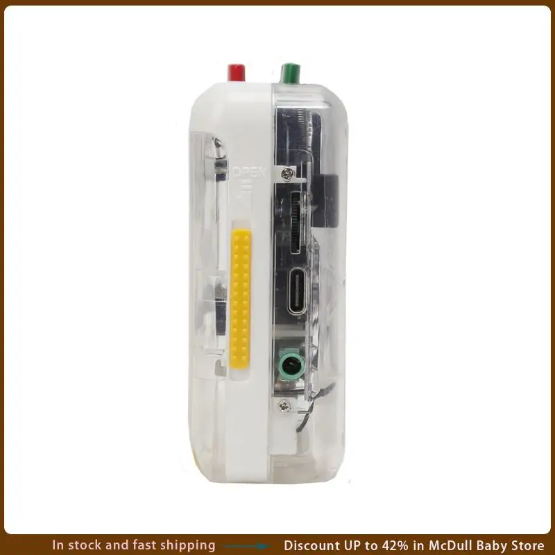 

Cassette Player Walkman MP3/CD Audio Auto Reverse USB Cassette Tape Player Cassette MP3 Converter Built In Mic Durable