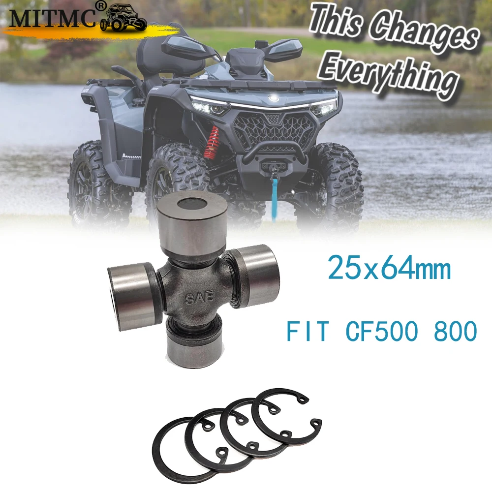 CF500 CF800 Universal Joint Cross Shaft Component ATV CF2V91W Z8 X8 CF188 Repair Parts 7020-290130 Drop Shipping 25x64mm