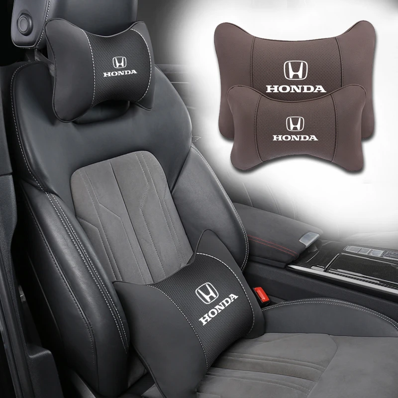 Car Seat Headrest Neck Pillow Auto Interior Accessories For Honda Civci FIT CRV Accord Jazz HRV Dio Stepwgn Prelude Insight CRZ