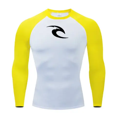 2026 Men's Long Sleeve Compression Shirt MMA Fitness Sport Running Gym Comfortable Fashion Breathable Le Athletic Quick Dry Tops