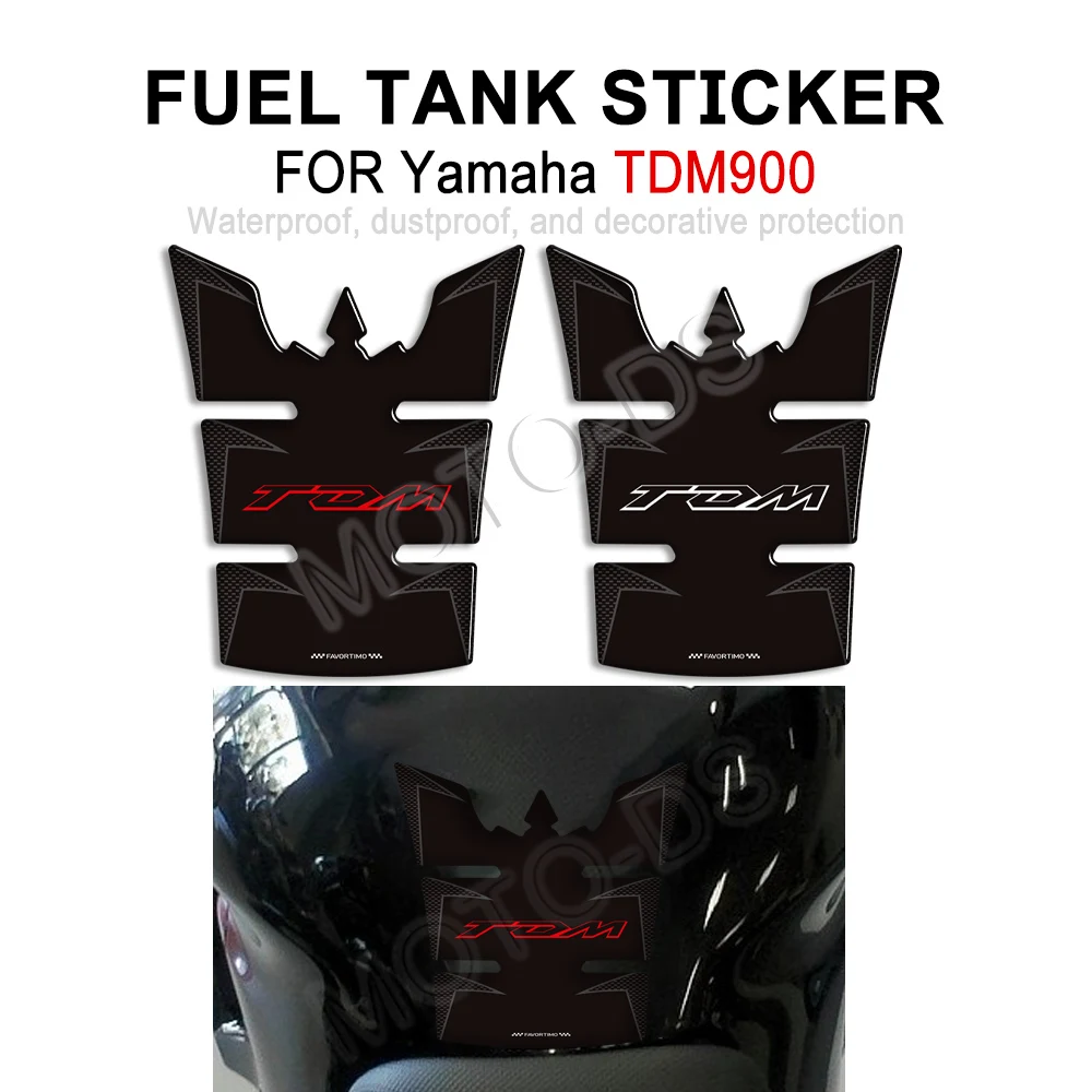 

For Yamaha TDM 900 Moto Tank Pad Gas Fuel Oil Protector Stickers Decals Fairing Fender TDM900 Motorcycle