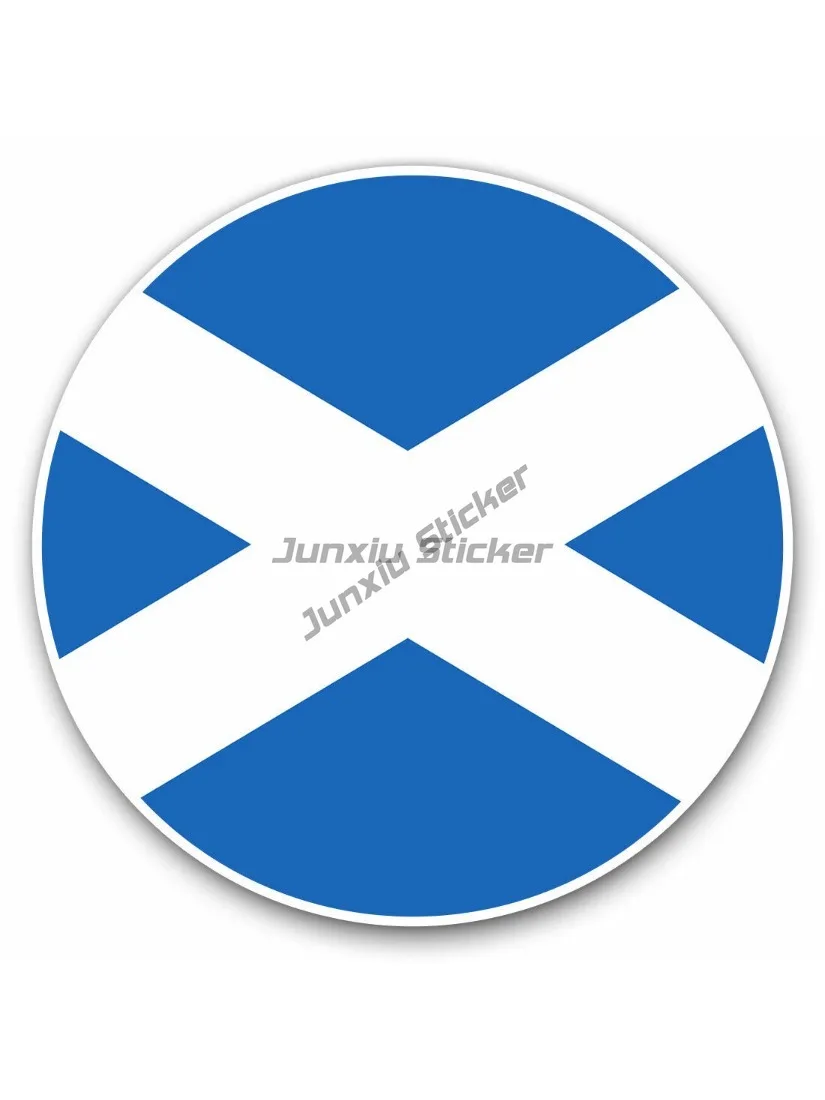 สติกเกอร์ไวนิลลายธงชาติสกอตแลนด์สำหรับติดกระจกรถยนต์ กันชน คุณภาพพรีเมียม สำหรับตกแต่งภายนอก