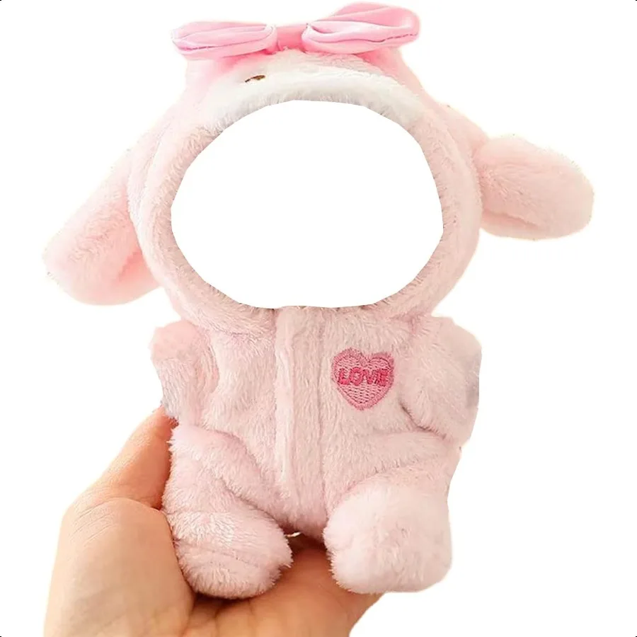 

Designer Clothes for Dolls Accories15cm 17cm Doll Clothing Set Replacement Pink Outfit 5Pcs Set Premium DesignPink 2