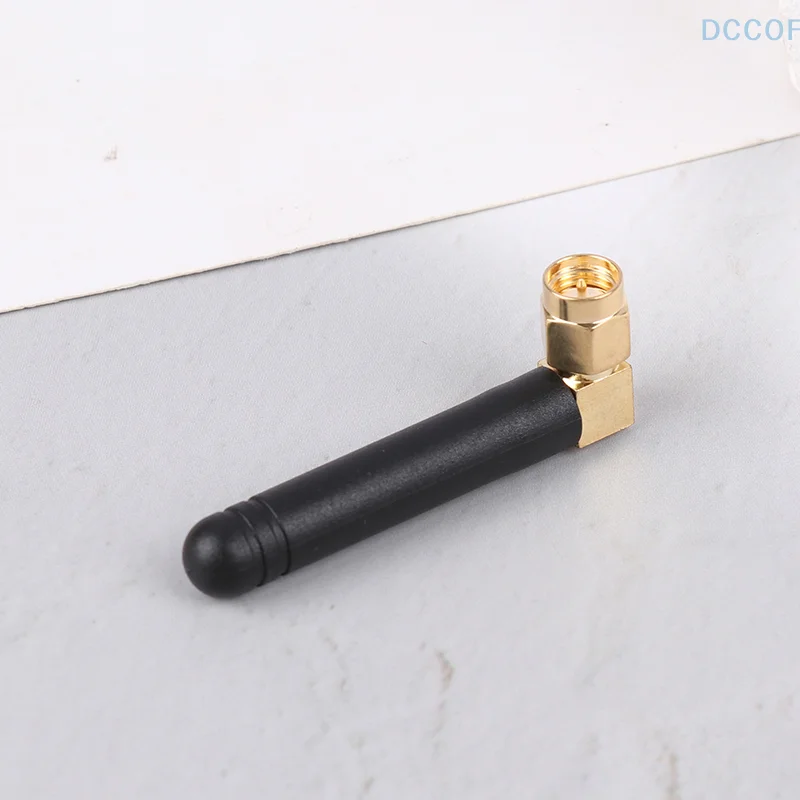 GSM Omnidirectional High Gain Rubber Rod Antenna Bend WiFi Module DTU Internal Pin