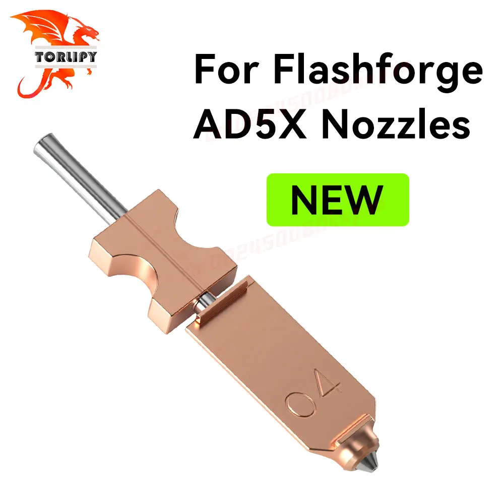 

For Flashforge AD5X Nozzle Hardened 0.4mm Adverturer Ad5x Flashforge Extruder Ad5x New Upgrade Hotend 3D Printer Accessories