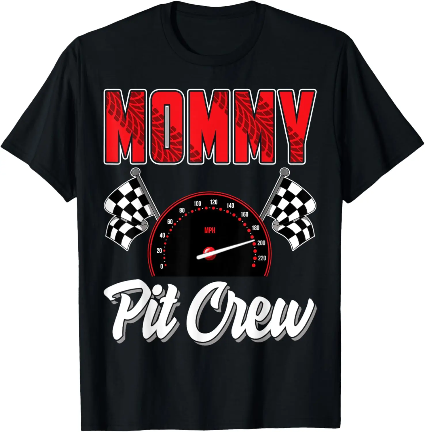 

Футболка Mommy Pit Crew Race Car Birthday Party Racing Family
