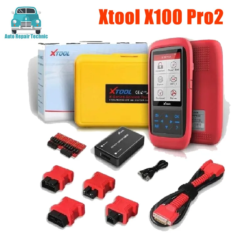 XTOOL X100 Pro2 OBD2 Automotive Scanner Key Programmer with EEPROM Adapter Code Reader Car Diagnostic Tools Lifetime Free Update