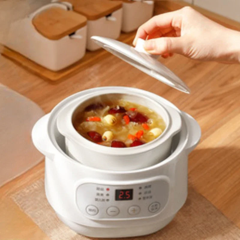 

Electric Ceramic Slow Cooker with Automatic Water-Sealing and Bird's Nest Pot for Stewing Wholesale