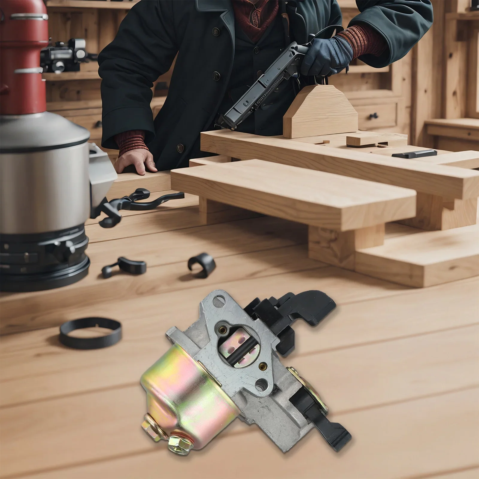 Аксессуары Карбюратор Бензиновый двигатель Газонокосилка 152F/154F/156F Триммер для травы Гибридный карбюратор для Honda GX100