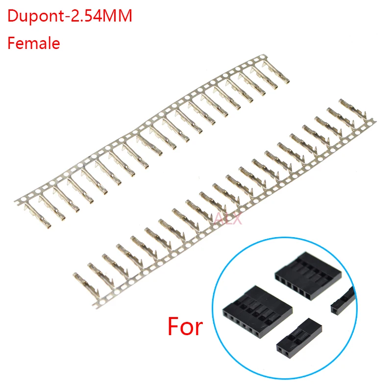 100pcs 1.0/1.25/1.5/2.0/2.54/3.0/3.96/4.2MM JST/ZH/PH/XH/VH/Dupont/MX/5557 Male Female Connector Housing Terminal For Wire Crimp