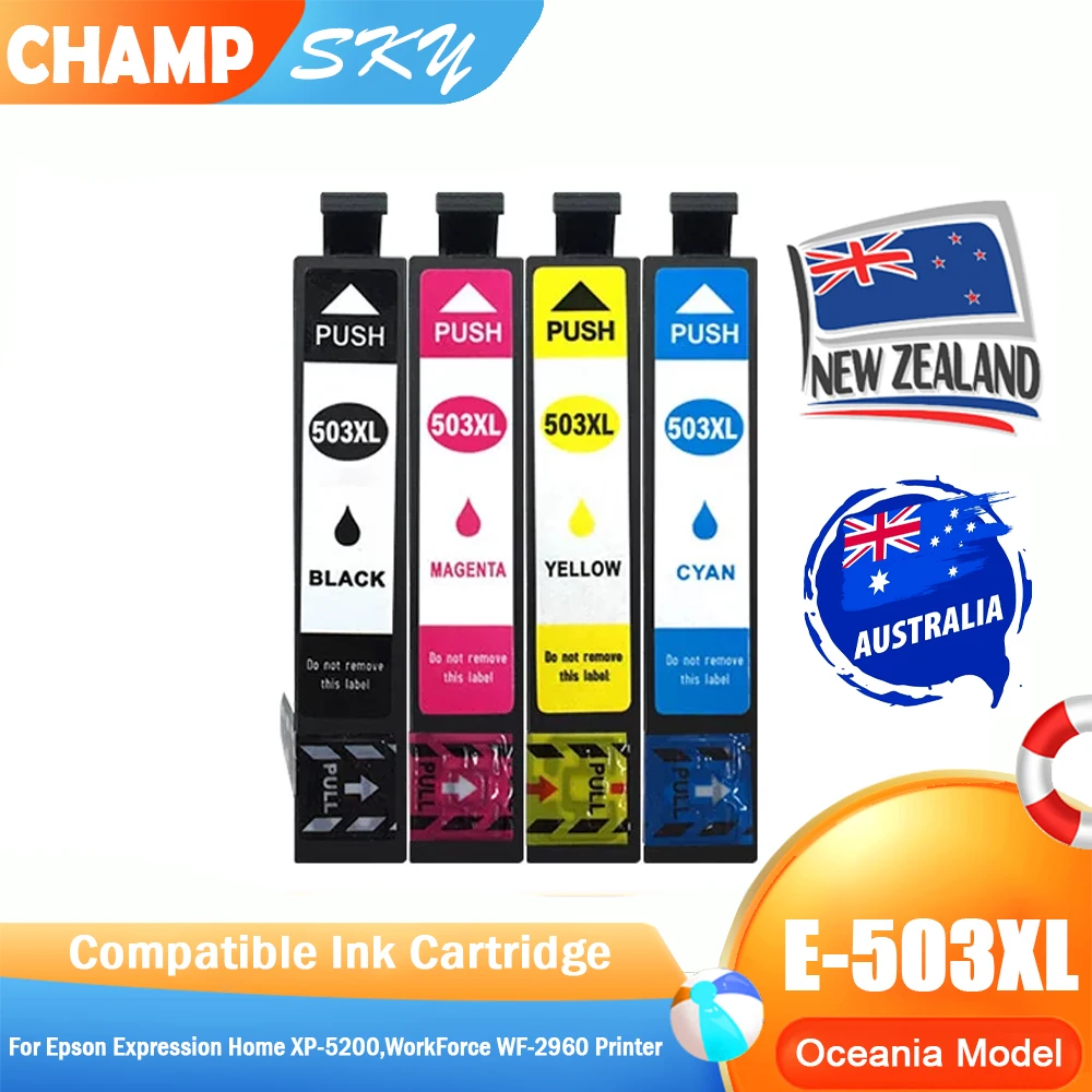 Oceania model Ep 503XL 503 T503 XL T503XL Premium Compatible InkJet Ink Cartridge for Epson XP-5200 WF-2960 Printer