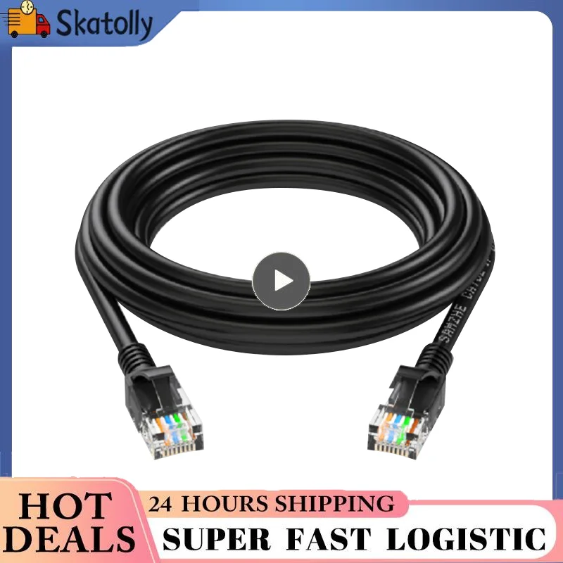 2M 5M CAT5 Ethernet Cable RJ45 Patch LAN Cable Router Computer Line Extender Network Cord Cable Adapter Connector