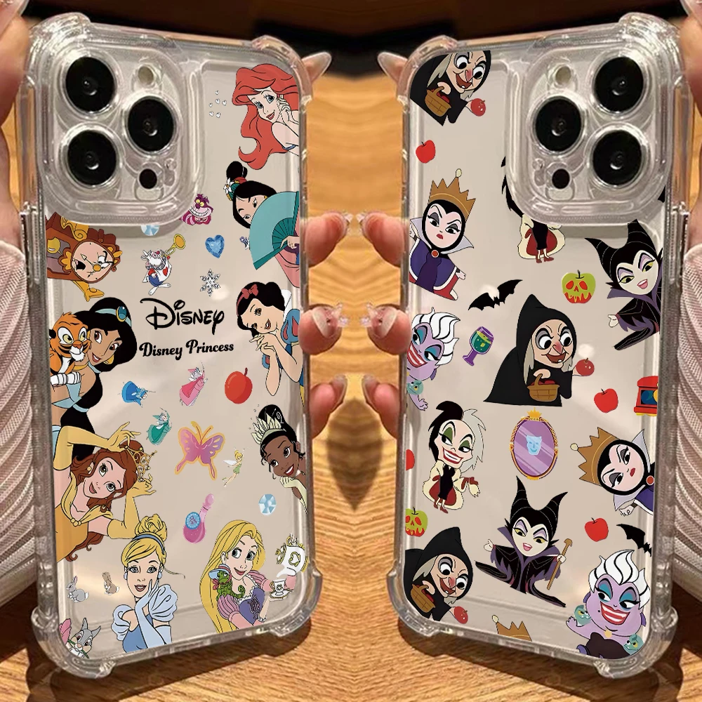 Disneys Villains Witch Princess Phone Case for OPPO Realme C55 C53 C35 C33 C31 13 Plus Reno 12 11 F 8 7 T Pro A78 5G Thin Cover