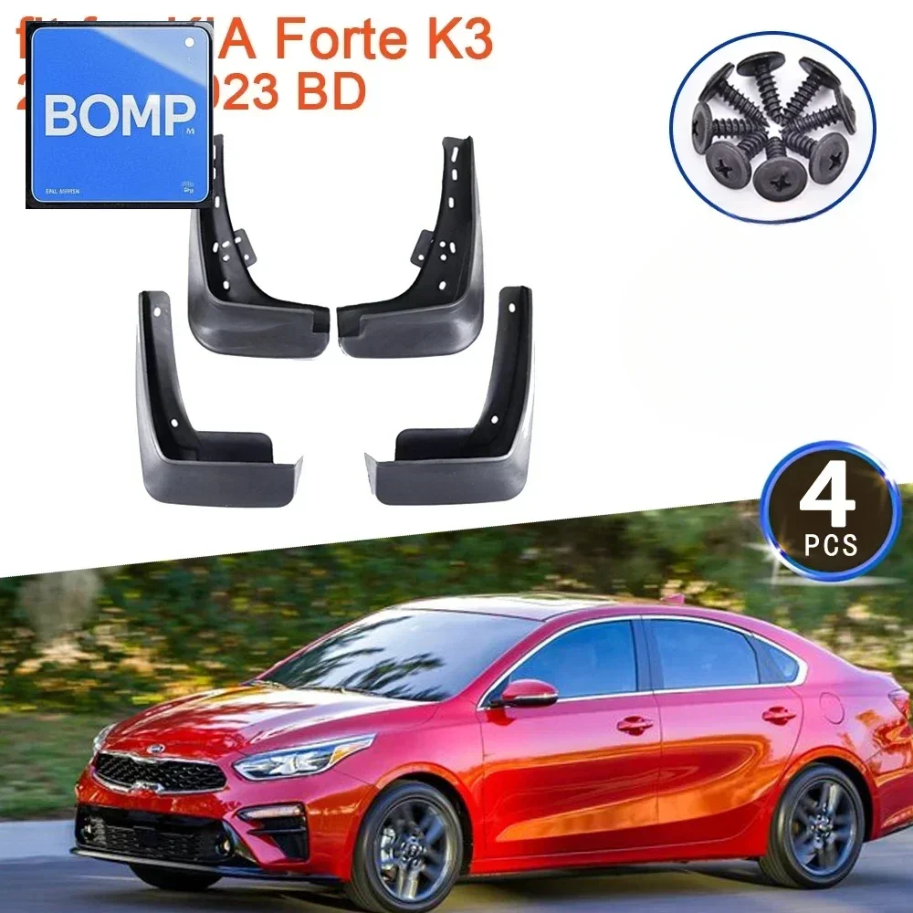 

Fit For 4x FOR KIA Forte K3 2019 2020 2021 2022 2023 BD Mud Flaps Splash Guards Flap Mudguards Fender Front Wheel Car Stying Acc