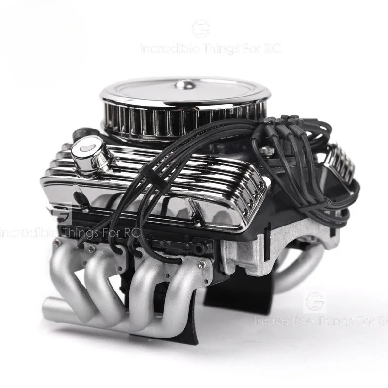 Classic V8 F82 Simulated Engine Motor Fan Radiator For 1/10 RC Crawler Car Trxs TRX4 SCX10 Rc4wd D90 VS4 Upgrade