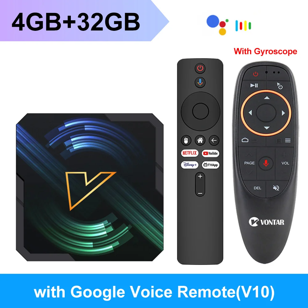 VONTAR R5 ATV Android14 TV Box Realtek1325 CPU A55 Edge AI Mali-G57 GPU Ondersteuning AI-PQ AI-SR HDR10 + Wifi6 Mediaspeler Set-top box