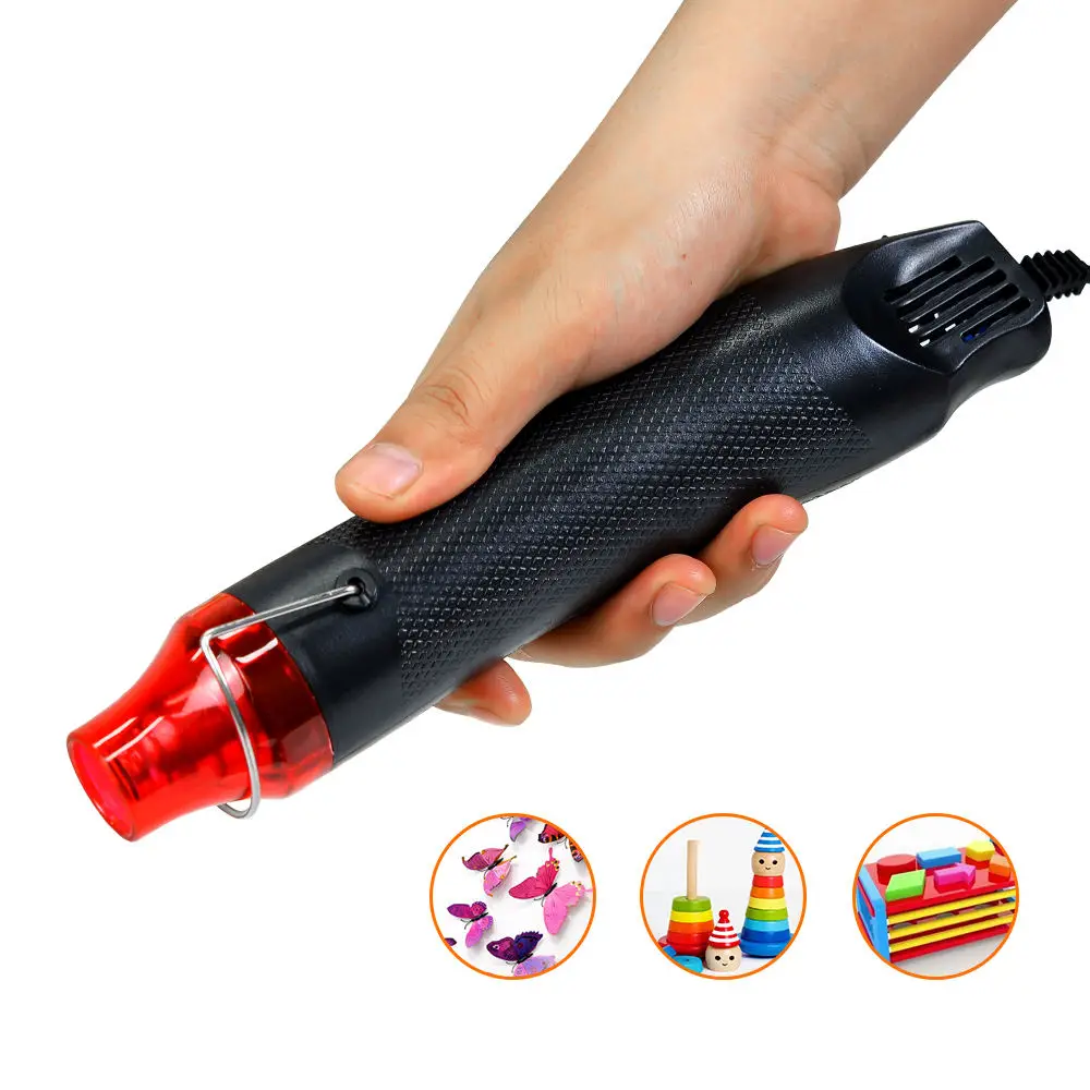 300W Mini DIY Soldering Heat Gun Shrinkable Wire Shrinking Wrap Wire Connect Cover Cable Repair Protection Tool US EU Plug