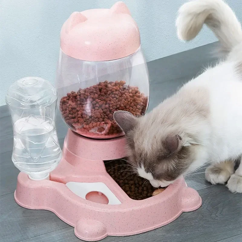 

2.2L Pet Automatic Feeder Dog Cat Drinking Bowl For Dogs Water Drinking Feeder Cat Feeding Large Capacity Dispenser Pet Cat Dog