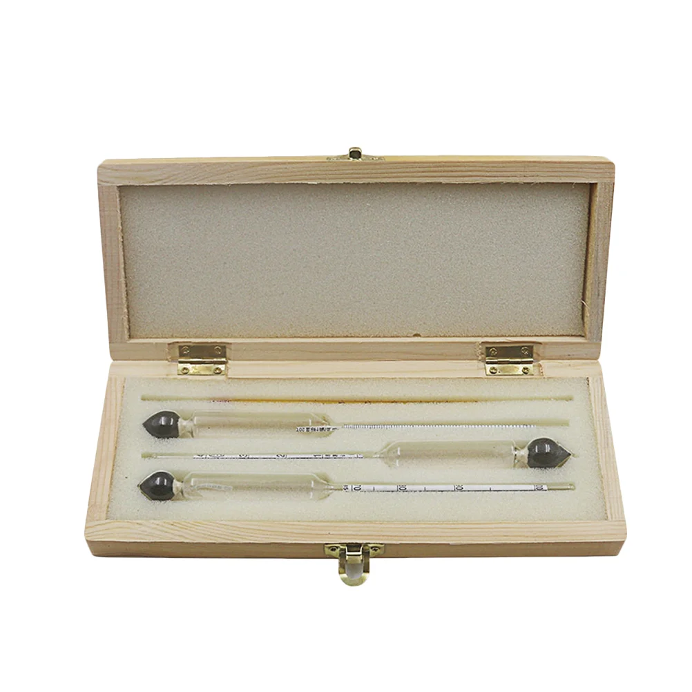 

4Pcs Alcohol Hydrometer Home Brew Meter Thermometer Conversion Table Alcohol Hydrometer Tester (Only Applicable for