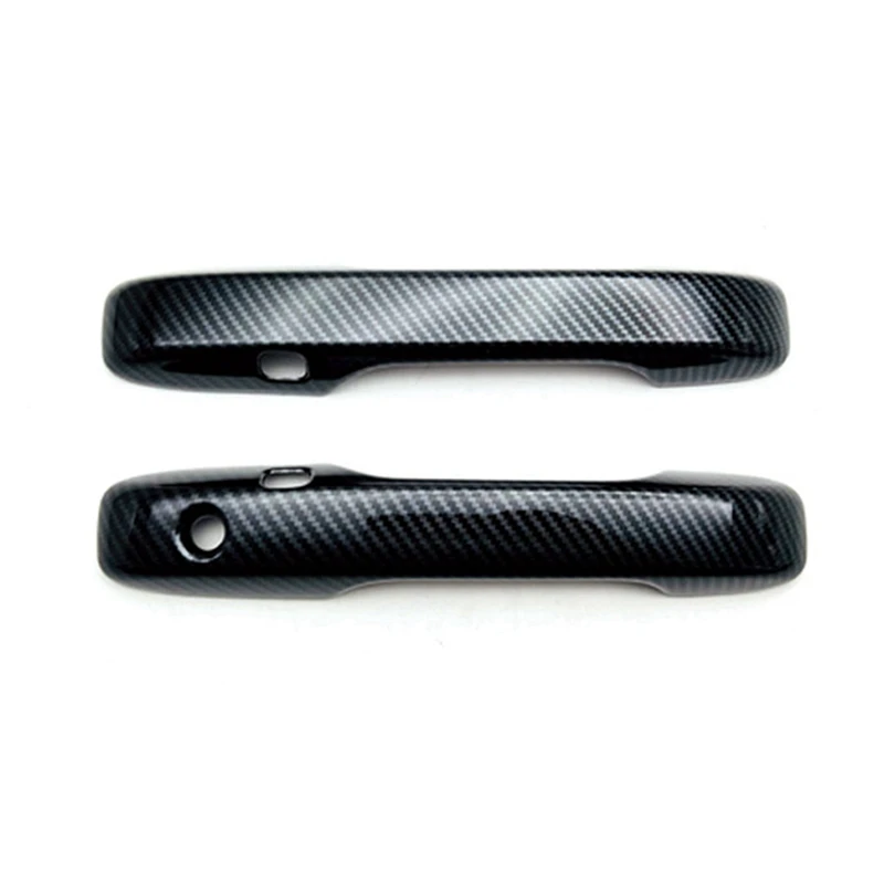 4X Carbon Fiber Front Door Handle Cover Trim Sticker Door Handle Bowl Cover Trims For Honda HRV HR-V Vezel 2021 2022 RHD