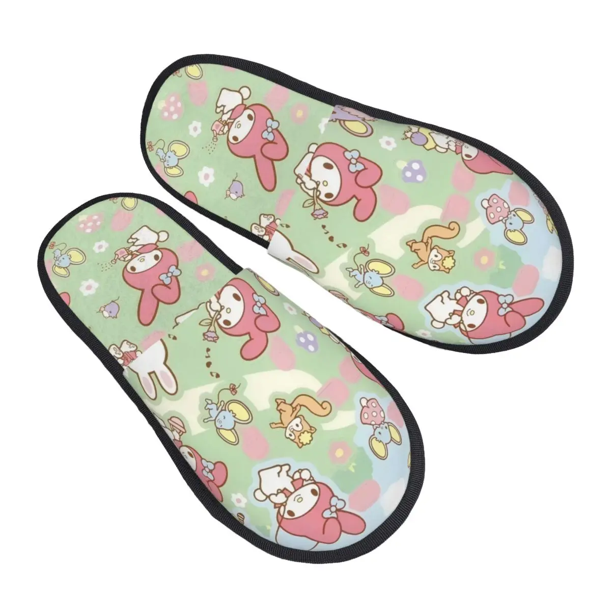

Комфортные тапочки из пены с эффектом памяти My Melody Sanrio, японское аниме, женская домашняя обувь для спа-салона на заказ