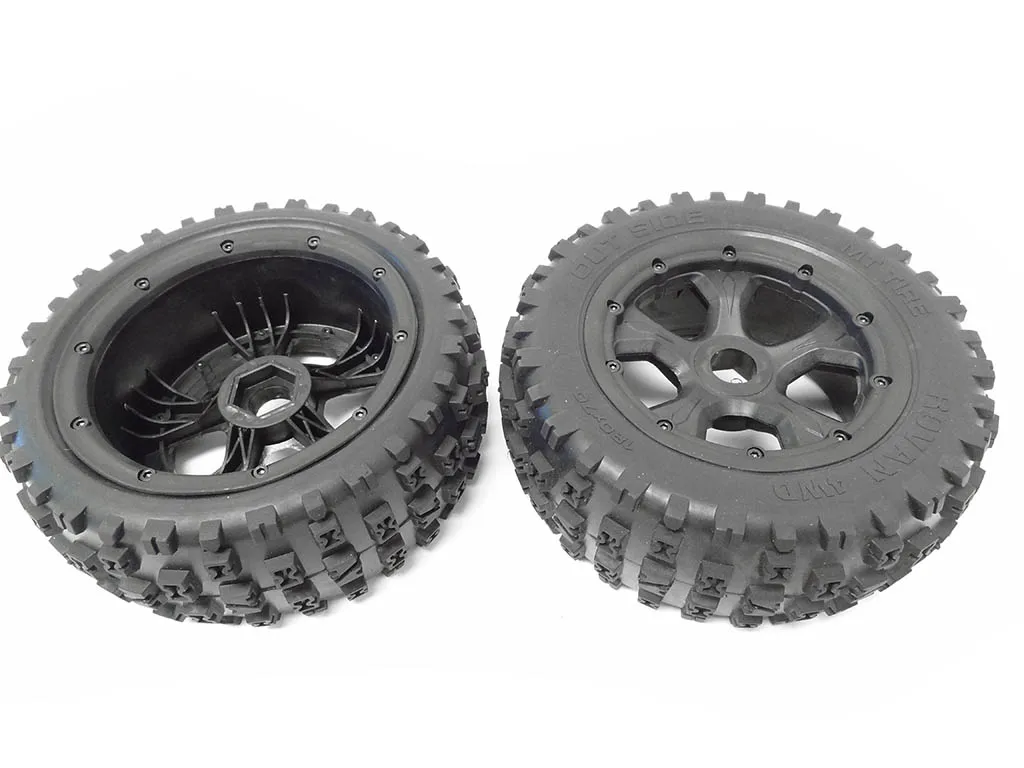 1/5 GEN 3 MT Boe-Tie Belted Waterproof Dirt Knobby Tires Wheels for LOSI 5IVE-T DBXL Buggy Rovan LT 180*70