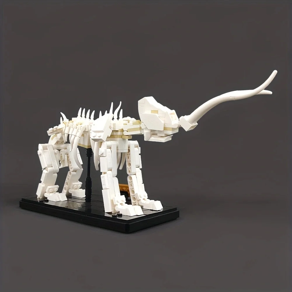 406 個のマンモス化石動物モデルビルディングブロックセット作成部屋の装飾に最適な新年クリスマス誕生日ギフト
