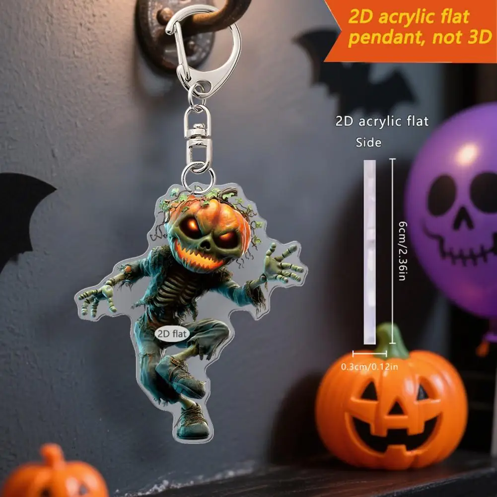 Halloween Themed Car Decoration Car Pendant Decoration Spooky Pumpkin Man Car Mirror Hanging Decoration for Auto for Christmas