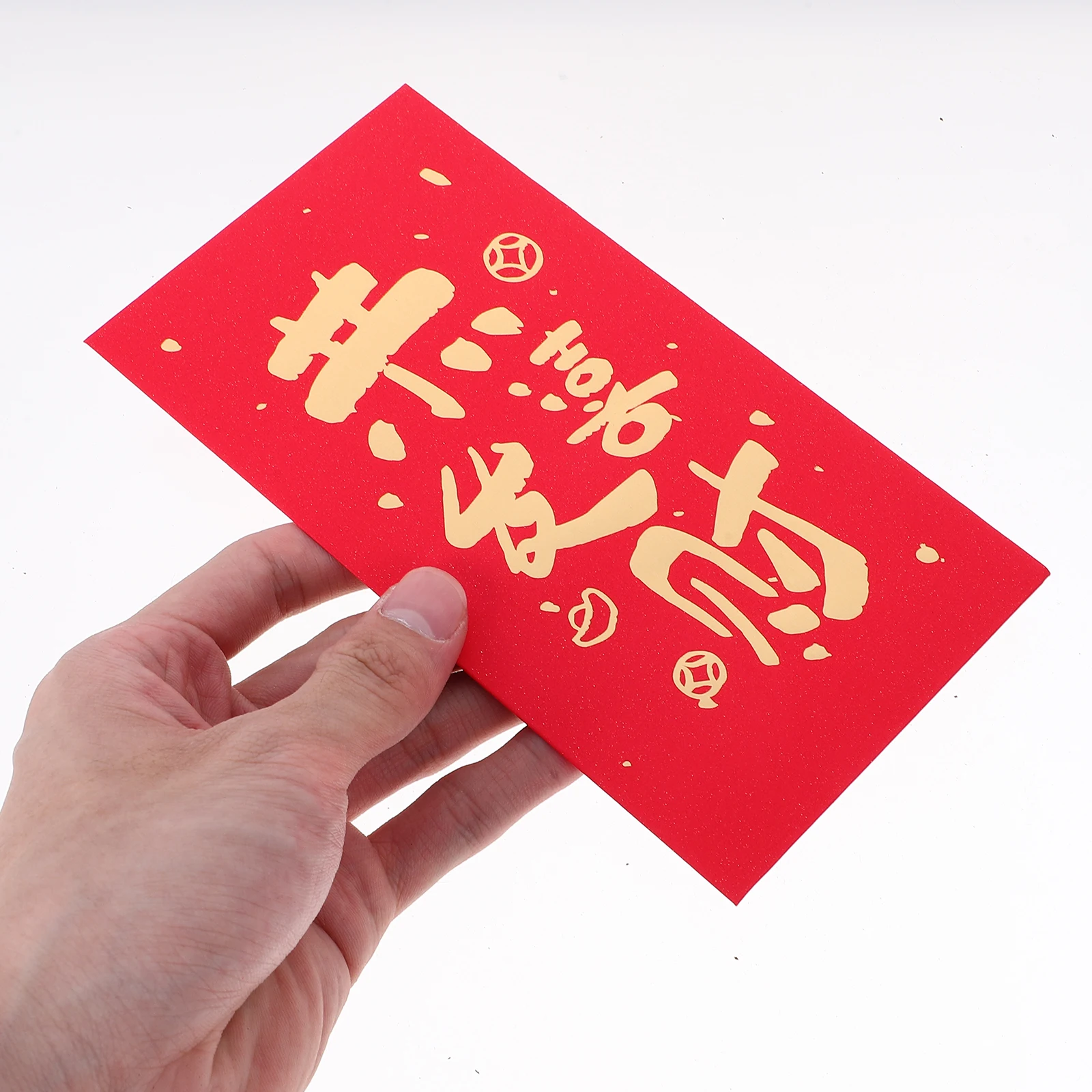 

6 Pcs Red Envelope Bag Spring Festival Paper Packet Chinese New Year Lucky Money Envelopes Thousand Yuan Pocket Packets