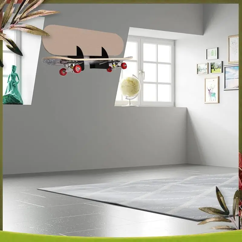

Skateboard Rack Skate Wall Mount Skateboard Acrylic Rack For Ski Board Aquaplane Skateboard Deck Skateboard,Black Easy To Use