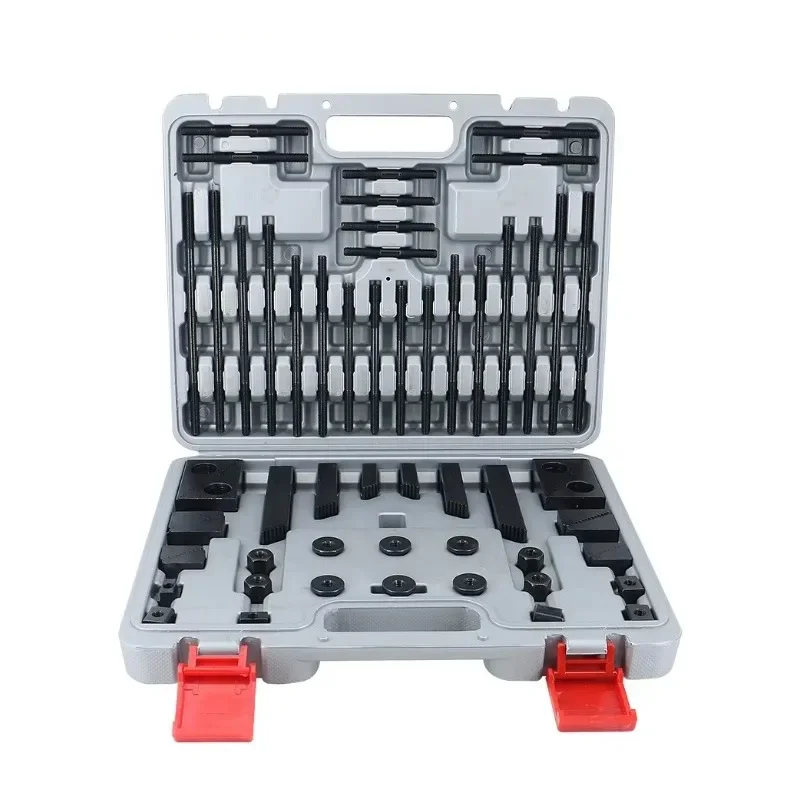 Hardening  quality milling machine clamping set M8 58pcs mill clamp kit vice,clamping tool A3 material  heat deal FOR CNC