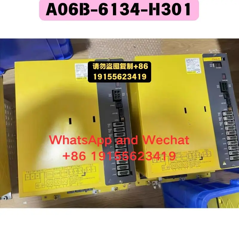 Used OEM disassembled parts A06B-6134-H301 Driver Functional test OK Quick delivery